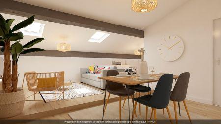 Location - Appartement - 2 pièces - 39.57 m² - montauban