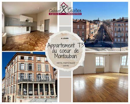 Location - Appartement - 3 pièces - 159.00 m² - montauban